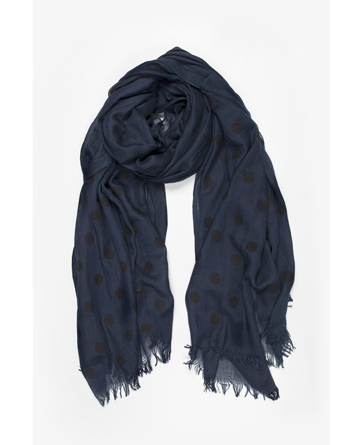 Spot Scarf Navy