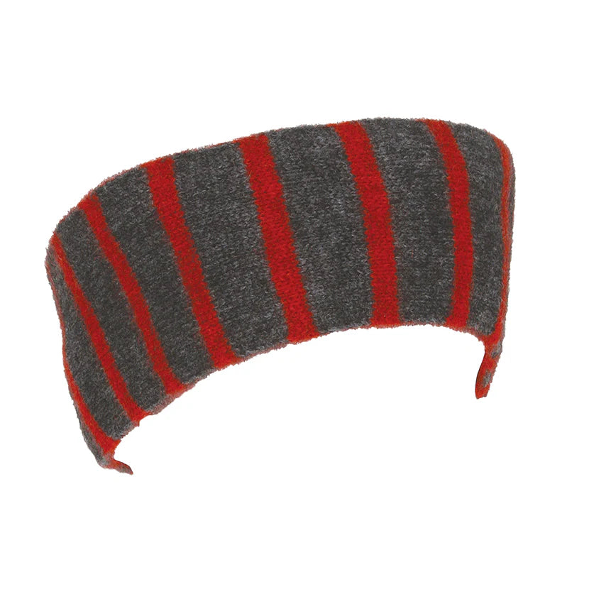 REVERSIBLE Headband Pumpkin/Charcoal