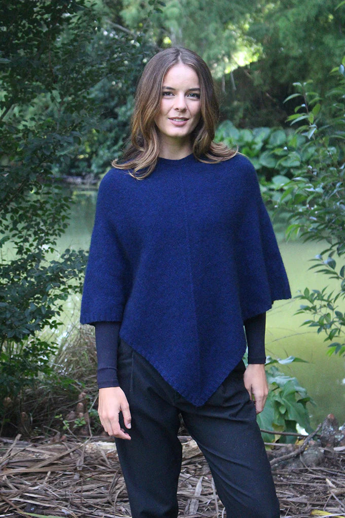 Poncho Plain Midnight