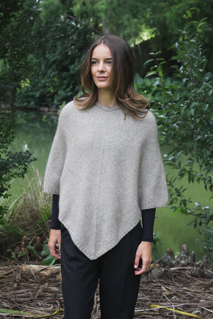 Poncho Plain Natural