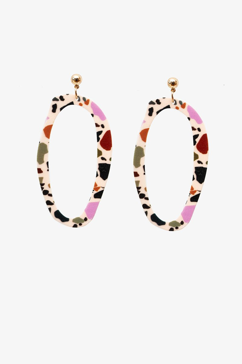 Terazo Hoop Earring