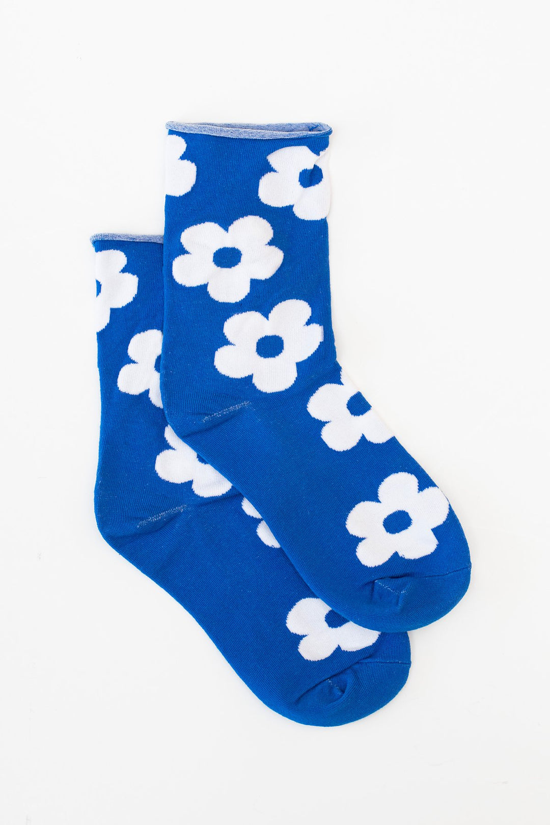 Blue Daisies Sock