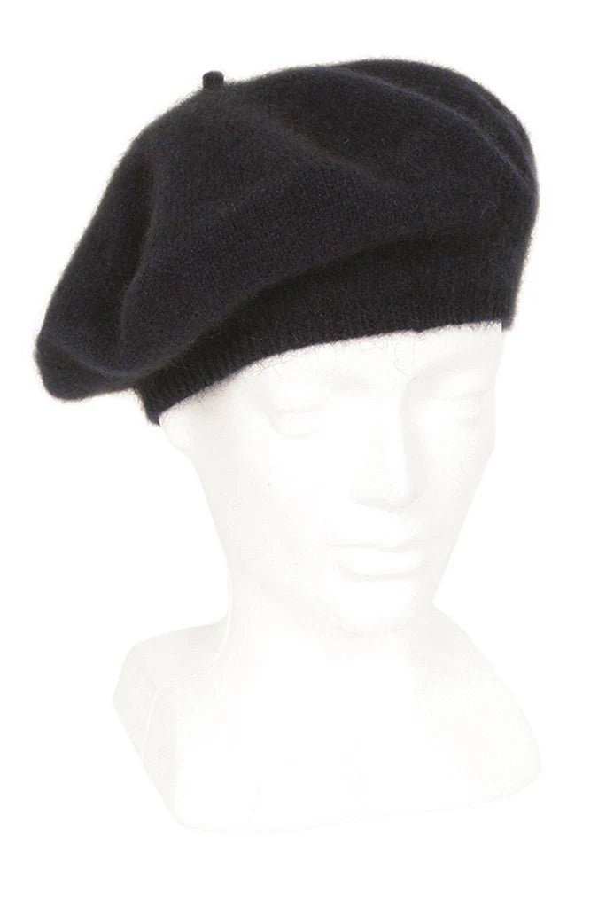Beret Black Possum
