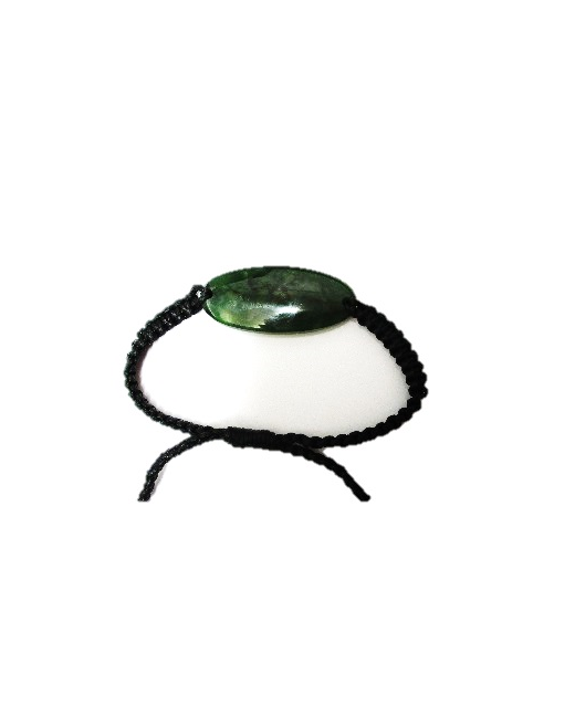 Bracelet NZ Jade Oval - Adjustable