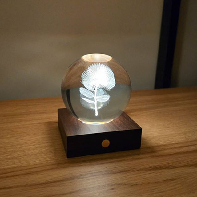 Pohutukawa 3D Laser Engraved Light