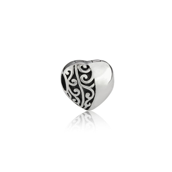 Charm Clip - Koru Heart