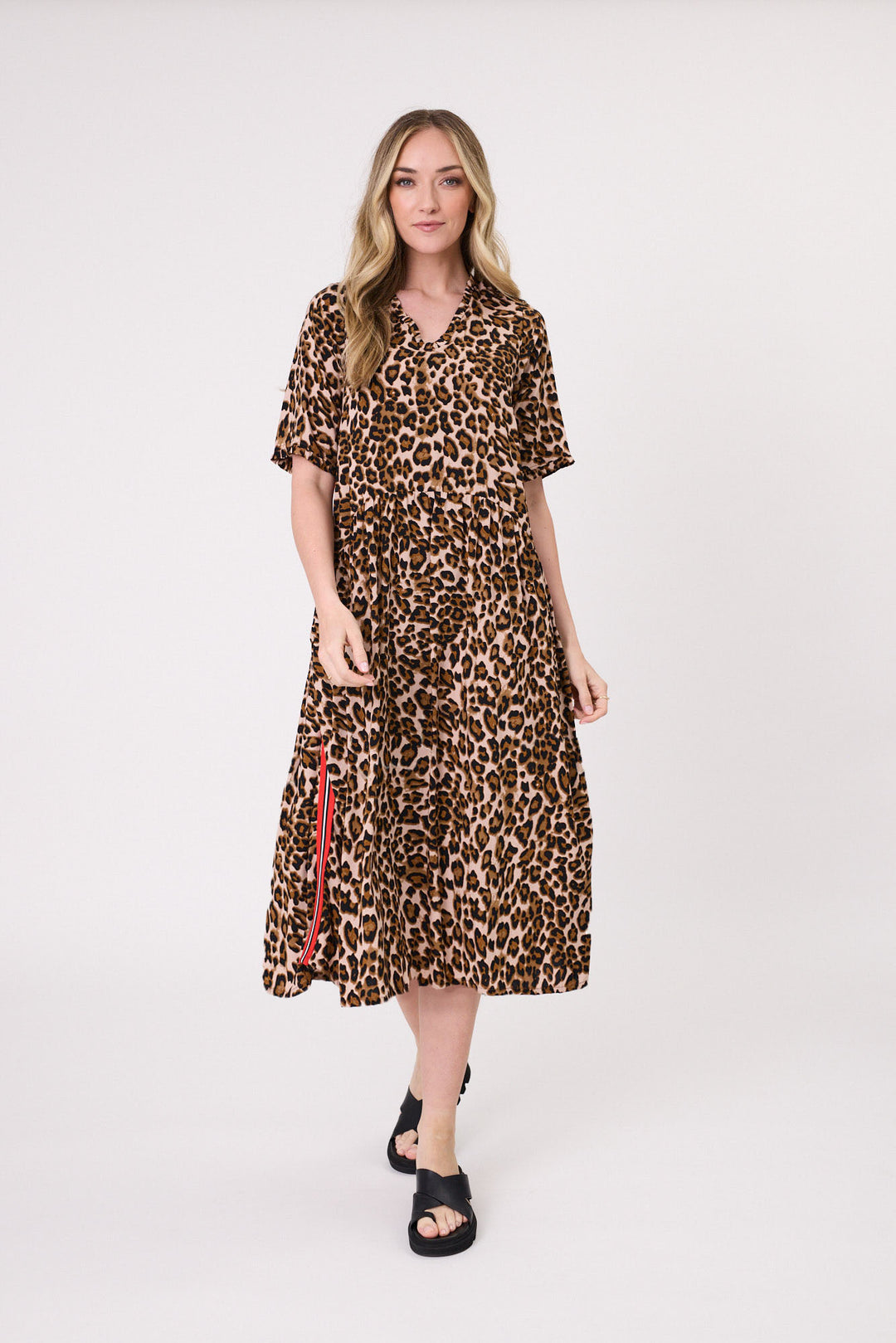 Lemon Tree | Leona Dress - Leopard Print