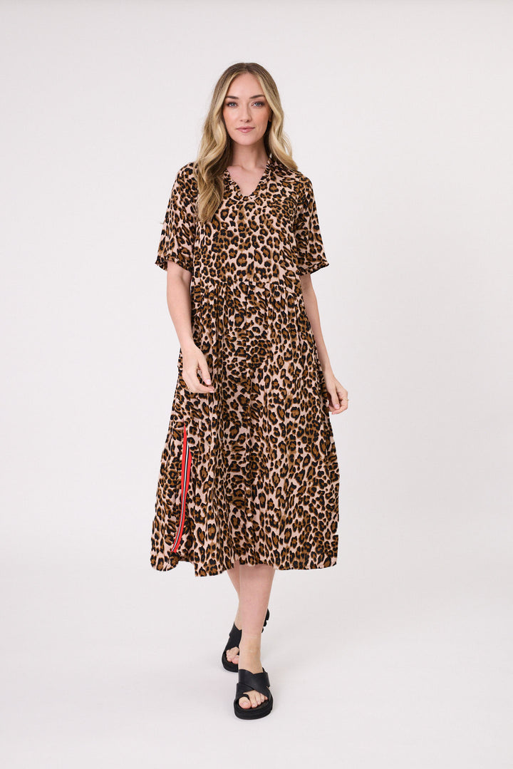 Lemon Tree | Leona Dress - Leopard Print