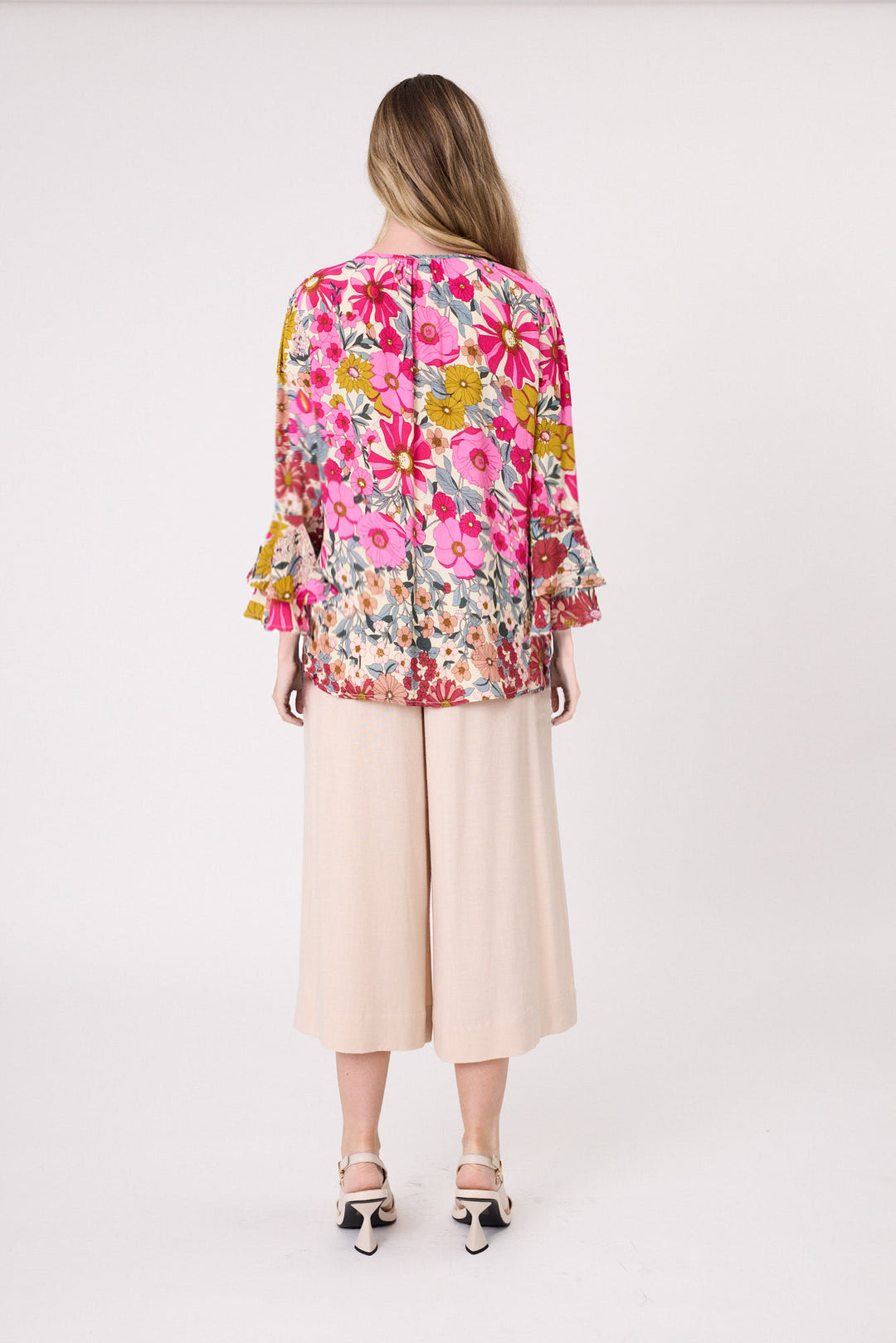 Lemon Tree | Contessa Top - Garden Print