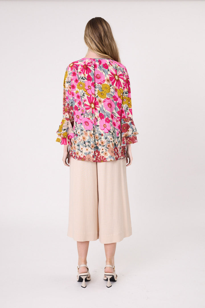 Lemon Tree | Contessa Top - Garden Print