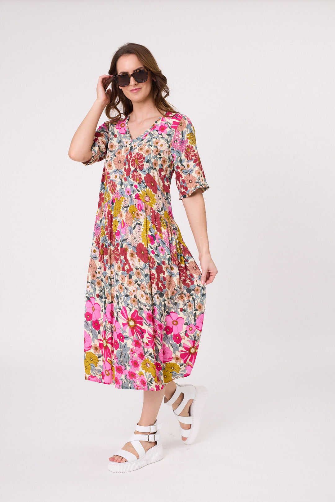 Lemon Tree | Marissa Dress - Garden Print