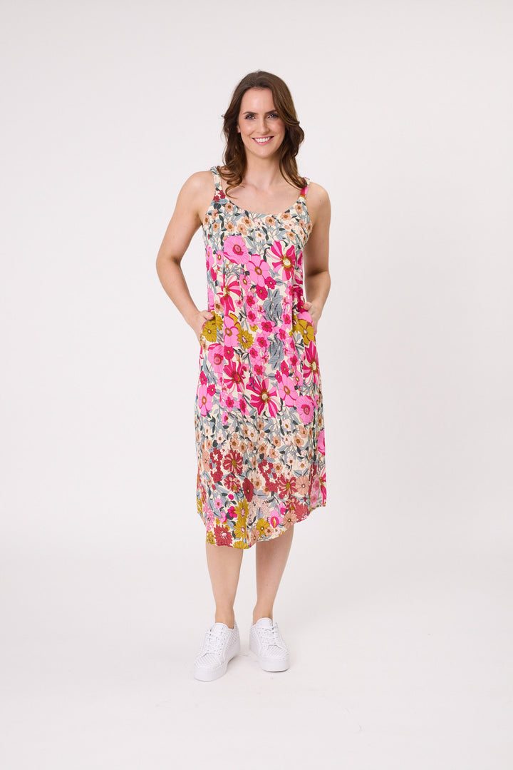Maddie Dress - Garden Print