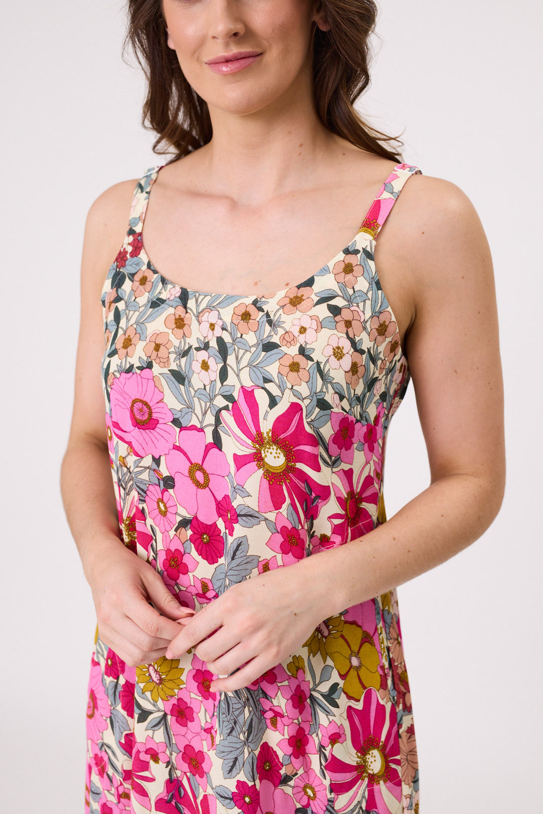 Maddie Dress - Garden Print
