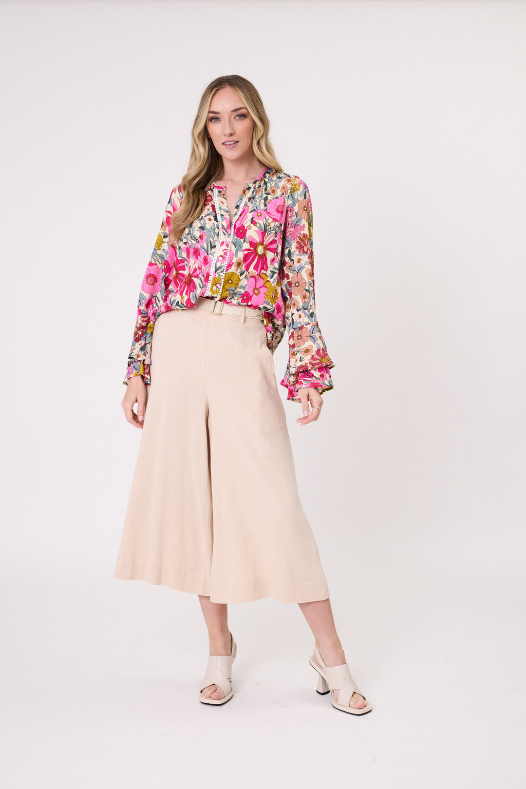 Lemon Tree | Contessa Top - Garden Print