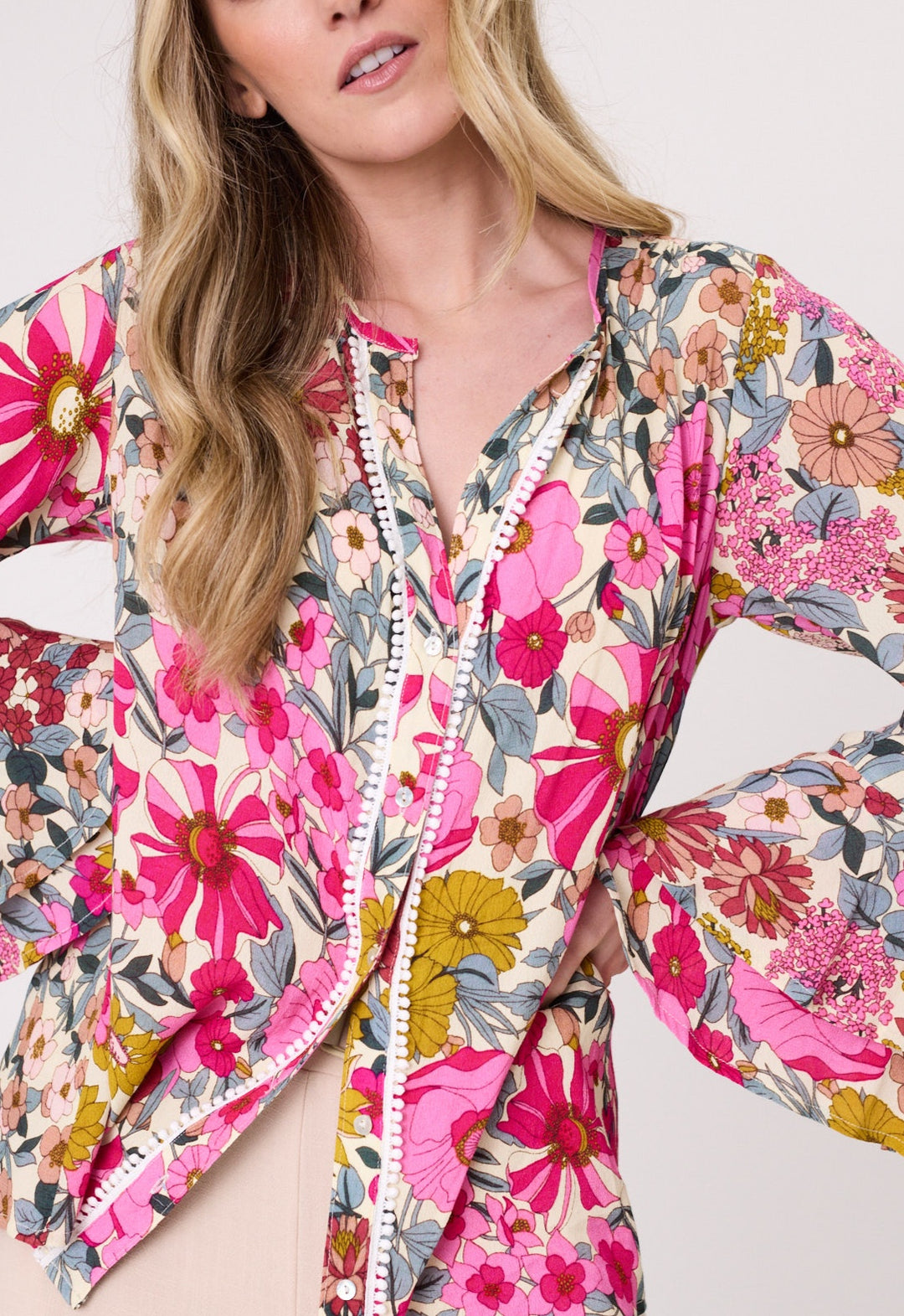 Lemon Tree | Contessa Top - Garden Print