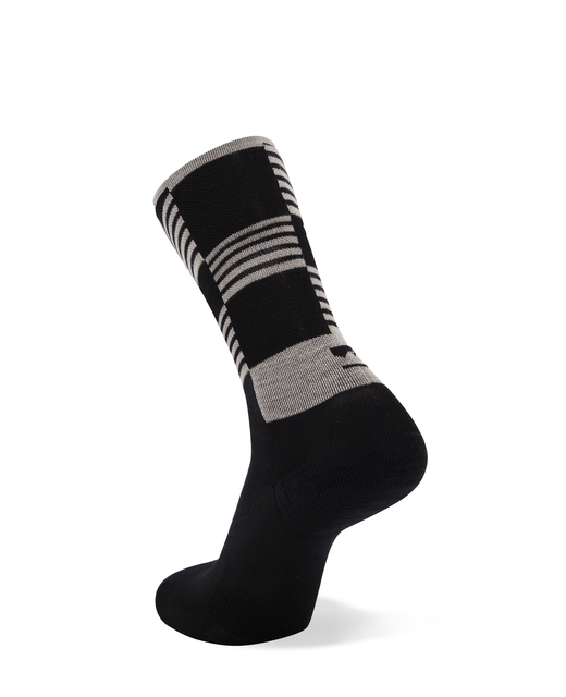 Unisex Atlas Crew Sock - Black Check