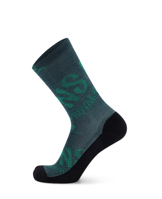 Unisex Atlas Crew Sock - Green Trippy