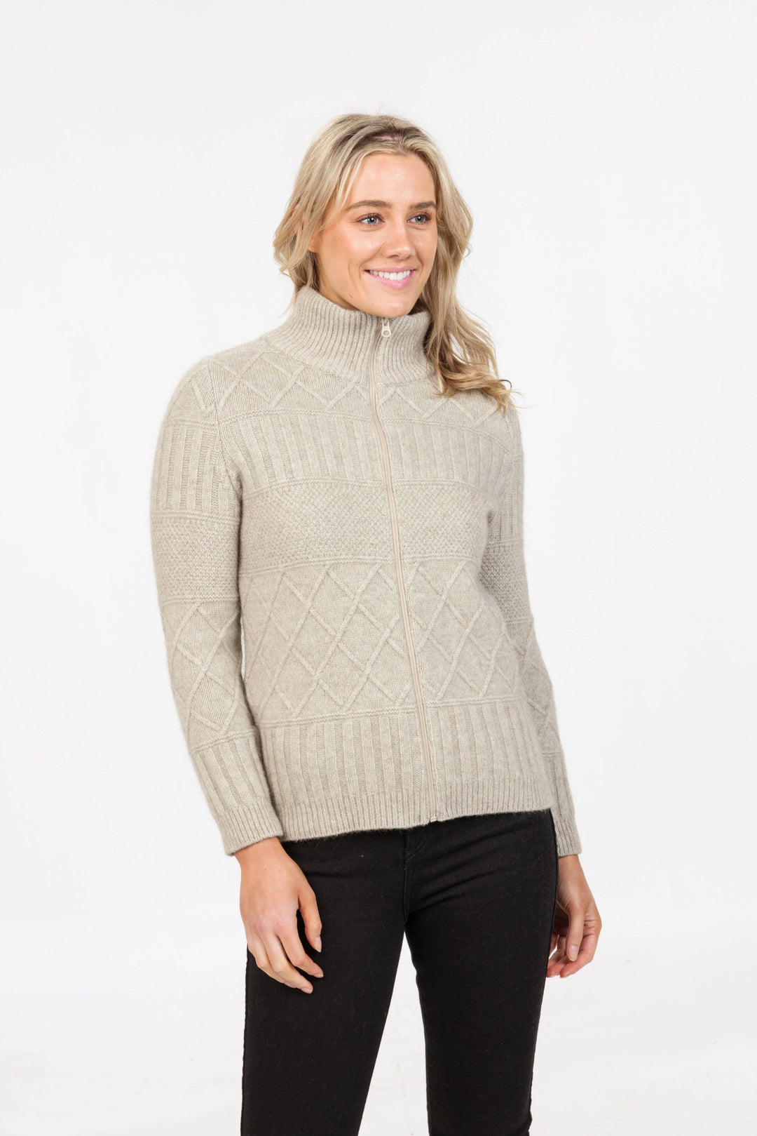 Possum Merino Cross Stitch Jacket