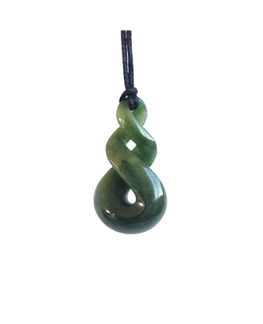 Pendant NZ Jade Twist 40mm