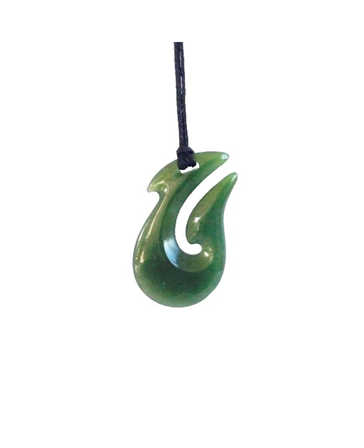 Pendant NZ Jade Hook 30mm