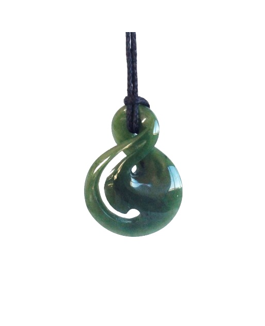 Pendant NZ Jade Twist 32mm