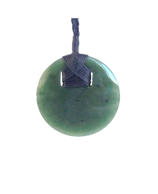 Pendant NZ Jade Disc Bound