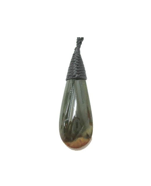 Pendant NZ Jade Drop Bound 50mm