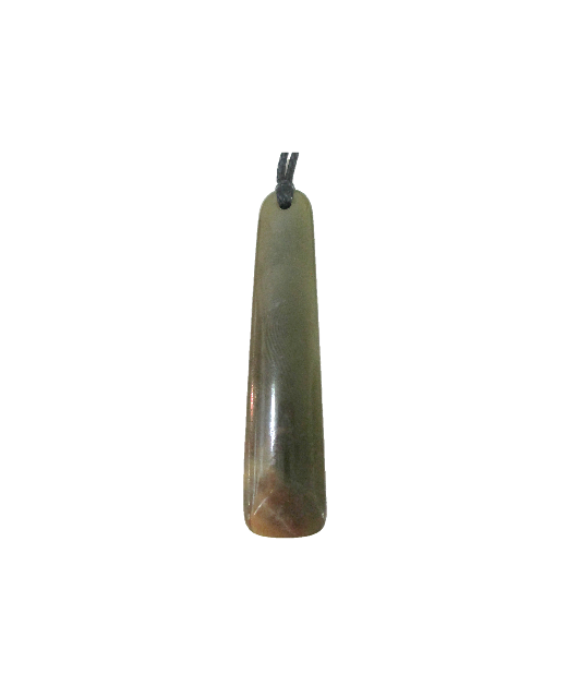 Pendant NZ Jade Long Square Drop 60mm