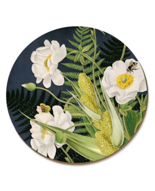 Placemat Mt Cook Lily Flower with a Bee
