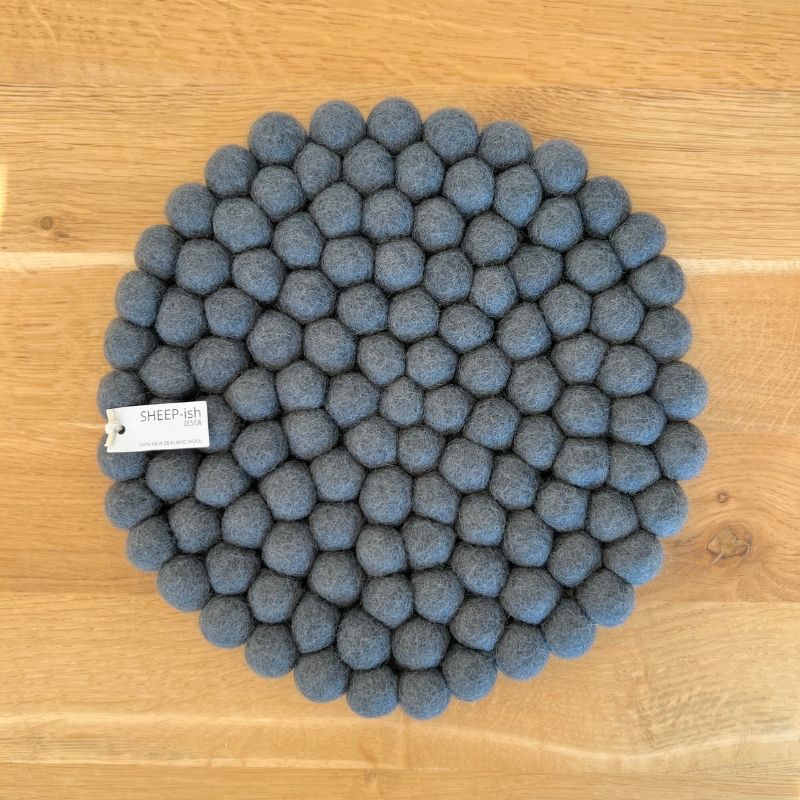 Felt Ball Pot Stand Storm