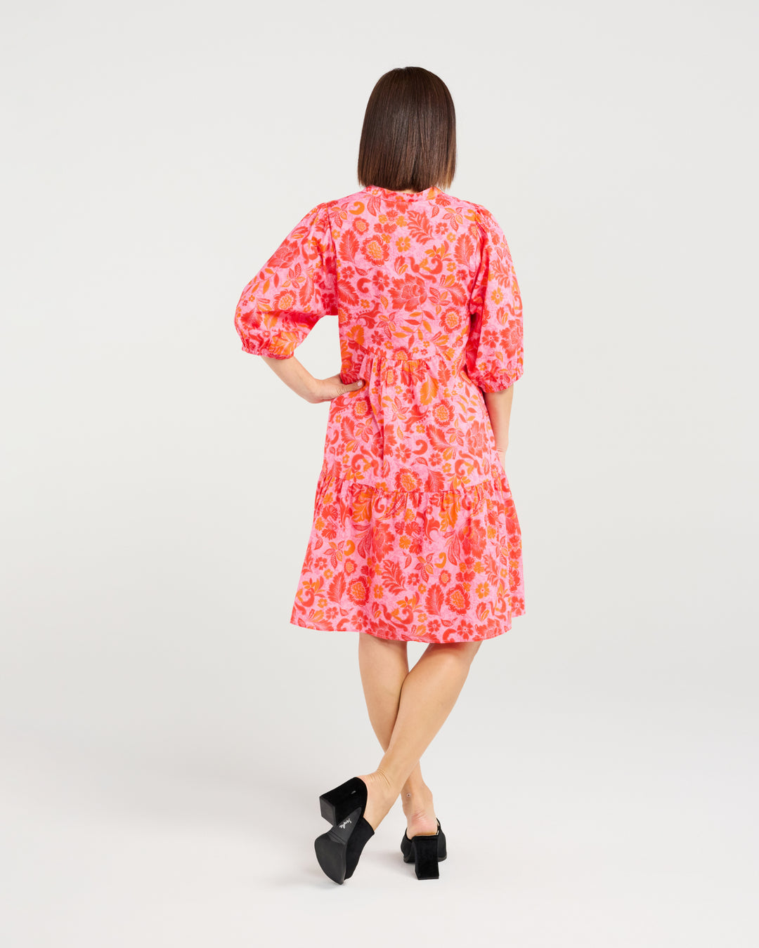 Seduce | Eileen Dress - Abstract Blush