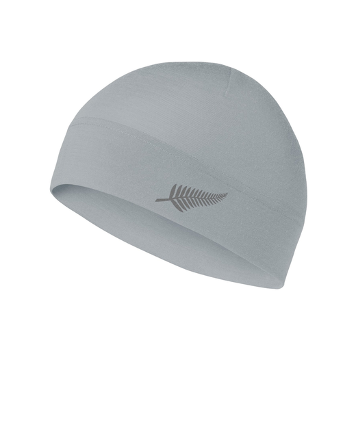 Beanie Merino Silver NZ MADE Plain