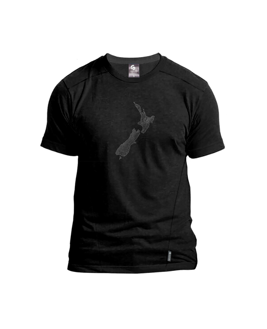 T/Shirt Merino NZ Map NZ MADE