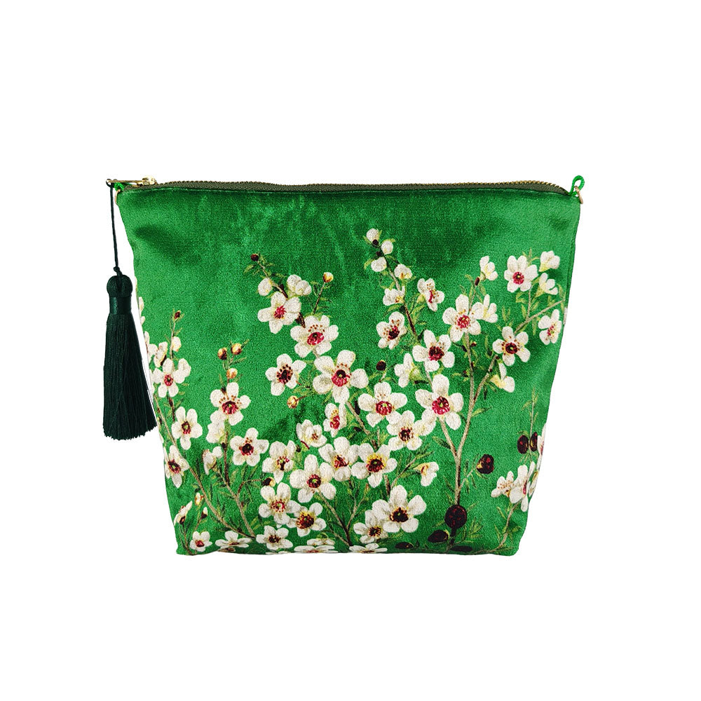 Bright Manuka Velvet Bag