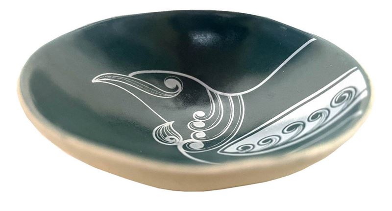 Bowl 7cm Tui White on Teal
