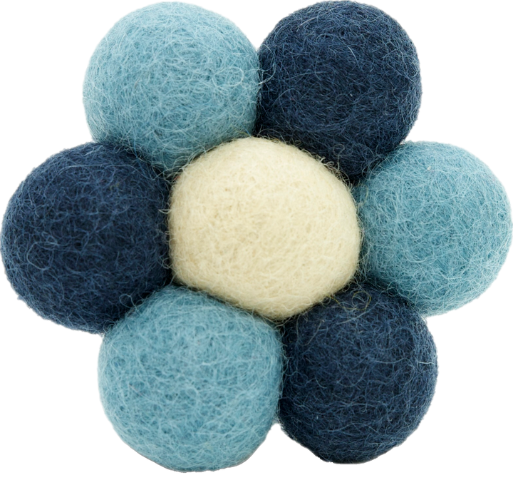 Daisy Poms - Blue