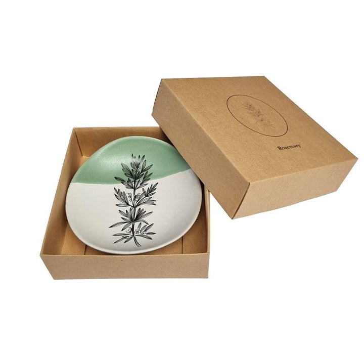 Bowl 10cm Rosemary Green Dipped