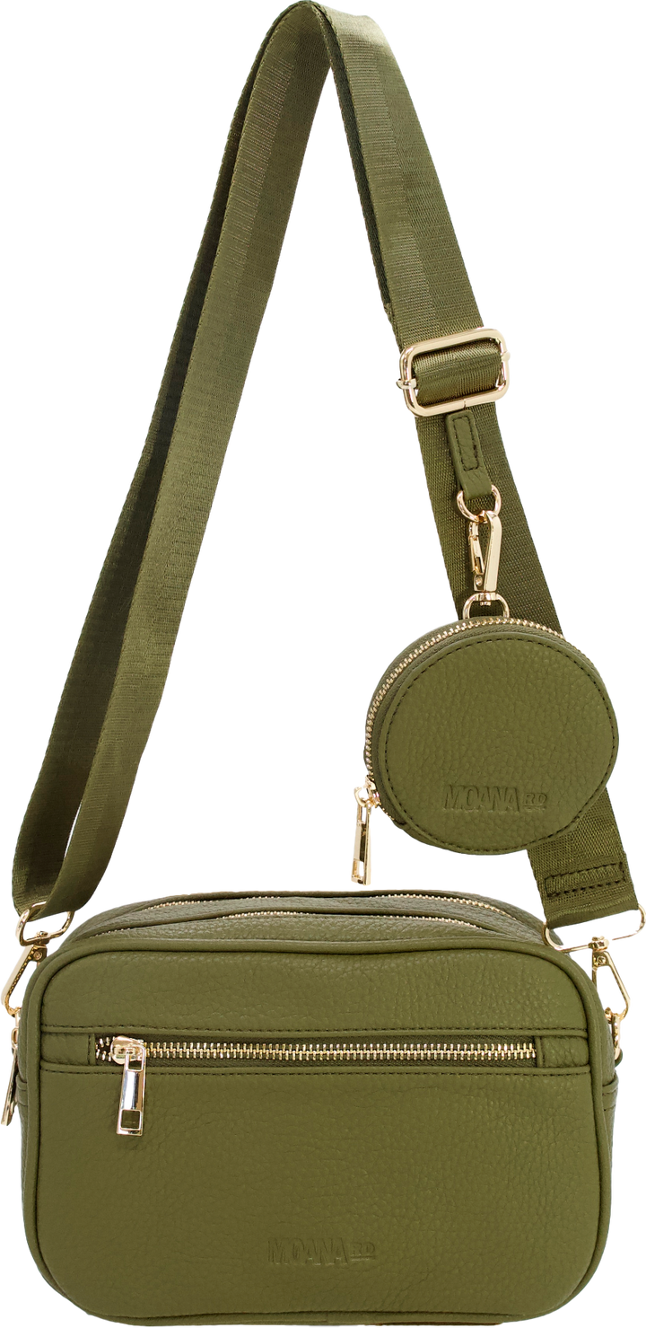 Ponsonby Cross Body Bag - Olive
