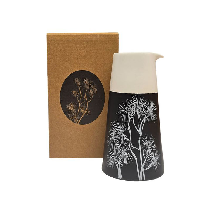 Jug Ti Kouka White on Black