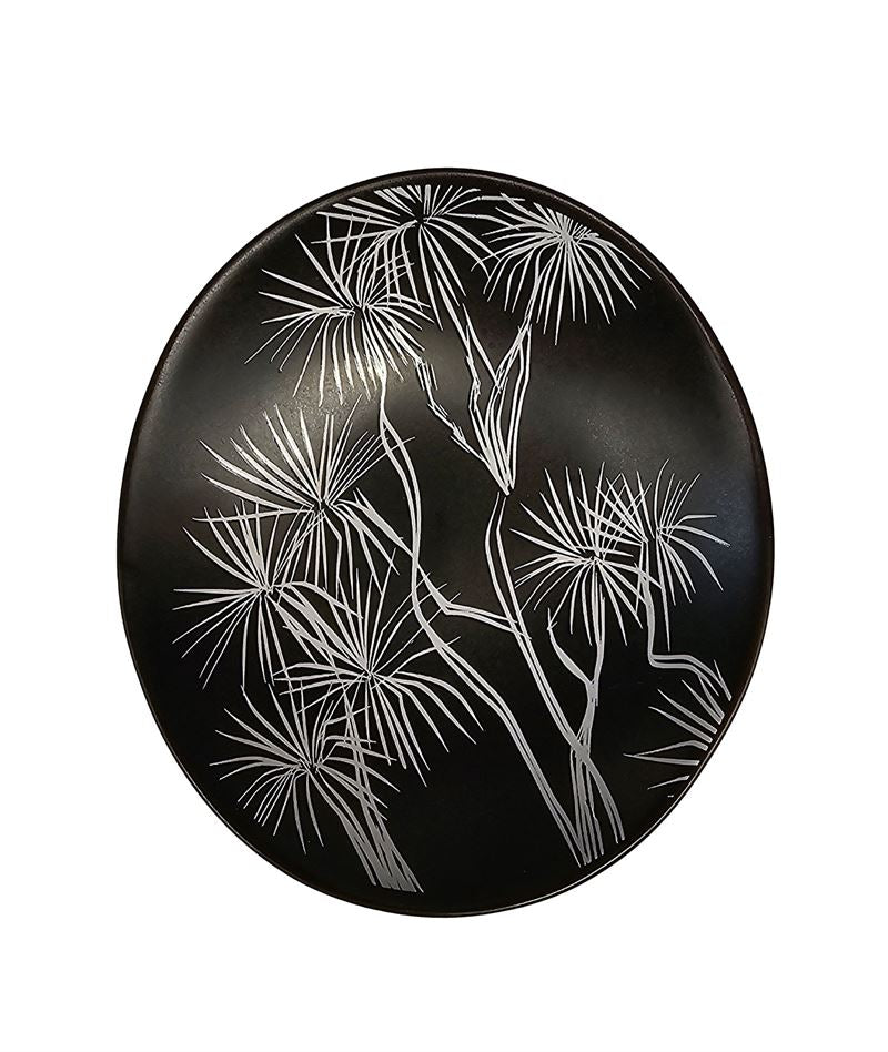 Bowl 10cm Ti Kouka White on Black