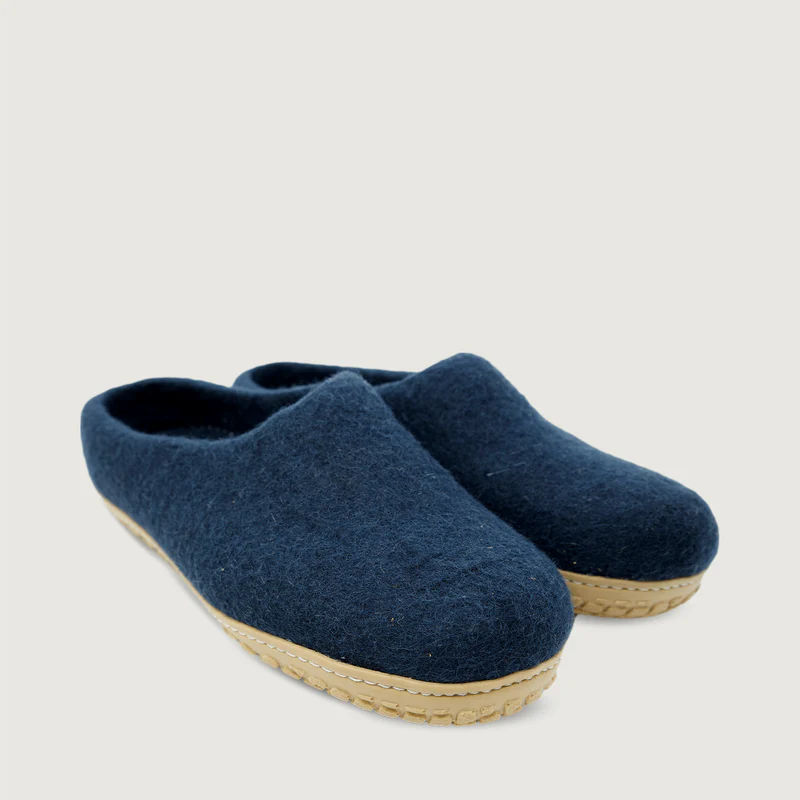 Toesties Hard Sole in Navy