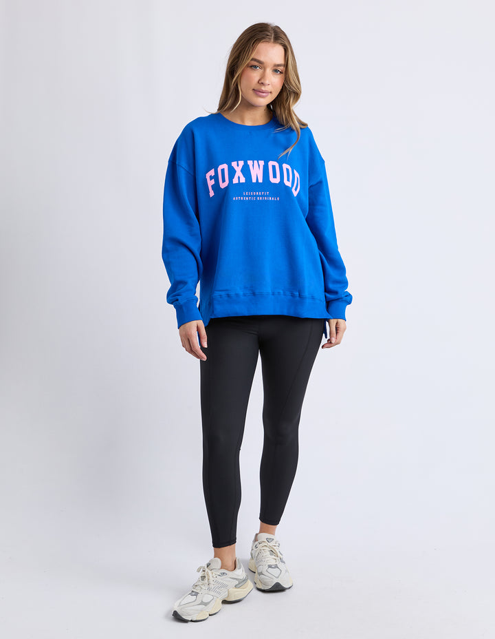 Foxwood | Interval Crew - Cobalt/Neon Pink