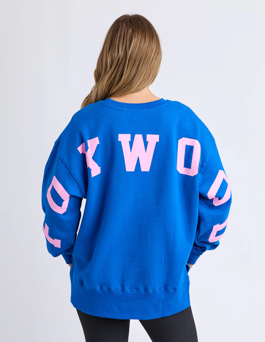 Foxwood | Interval Crew - Cobalt/Neon Pink