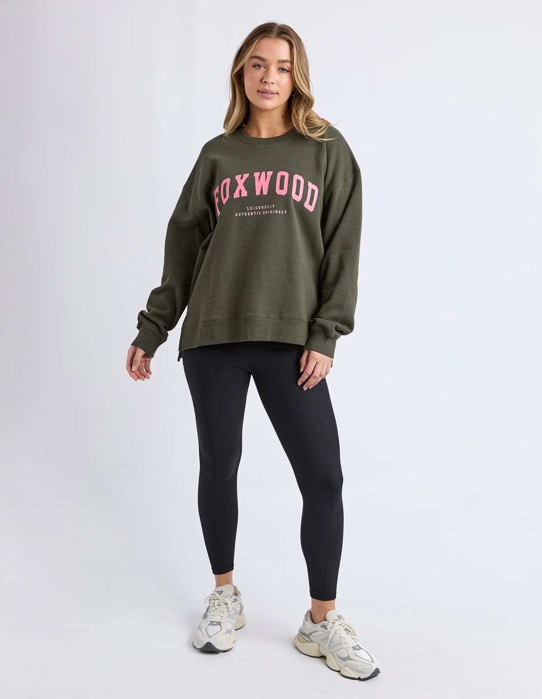 Foxwood | Interval Crew - Khaki / Coral