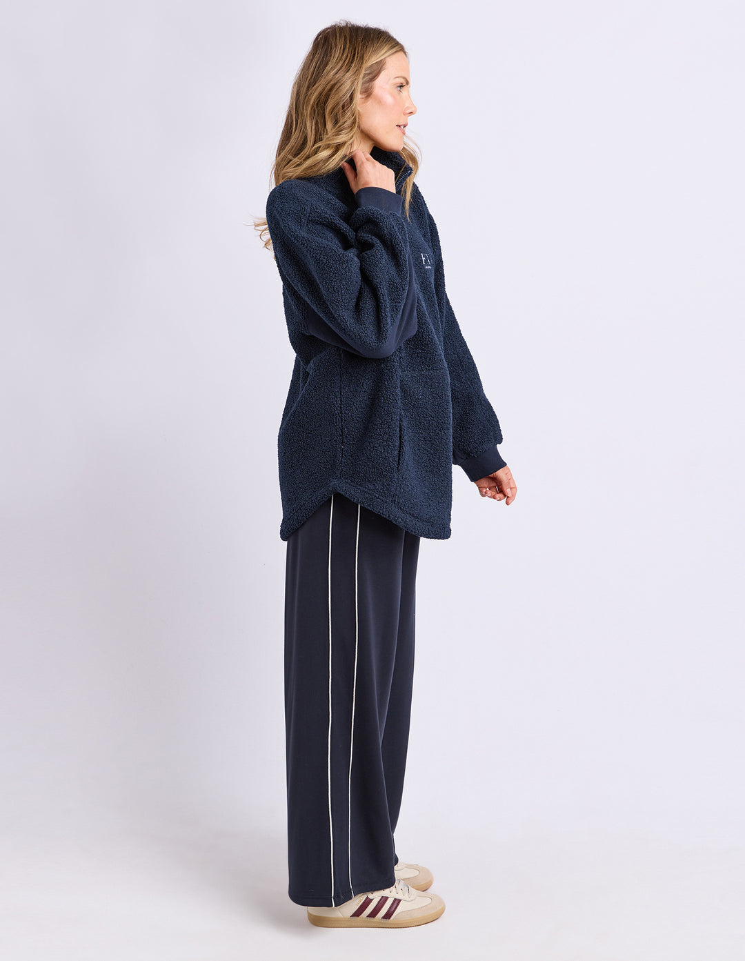 Foxwood | Weekend Boucle Crew - Navy