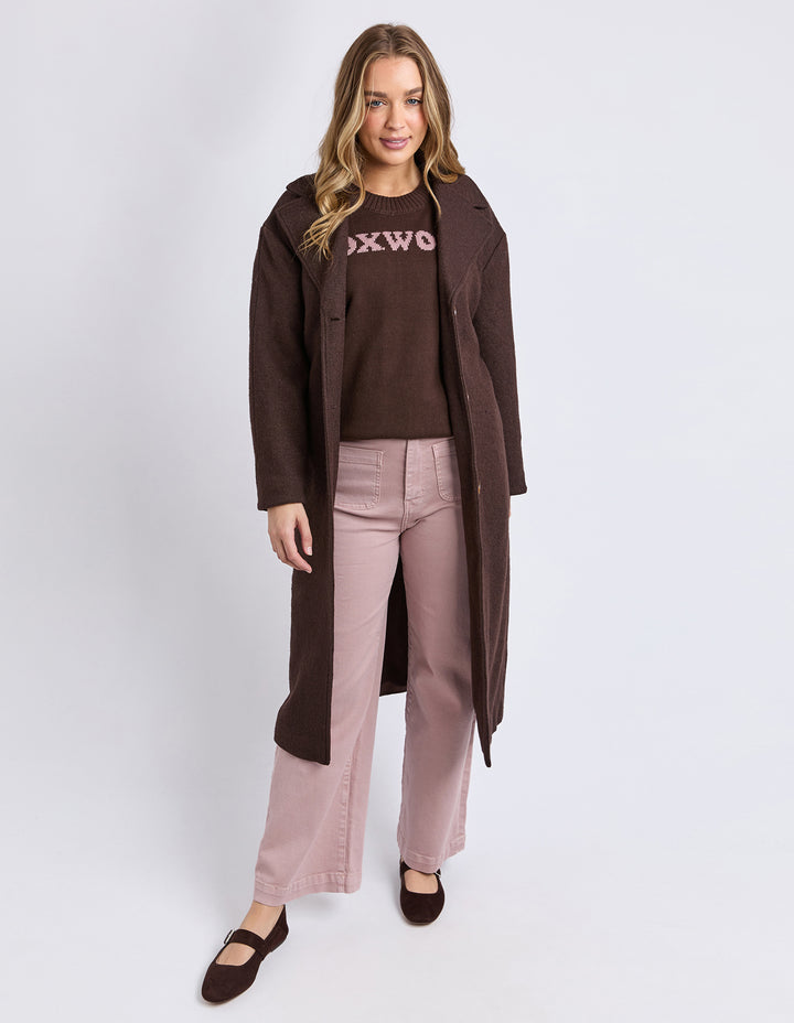 Foxwood | Whistler Coat - Coffee Bean