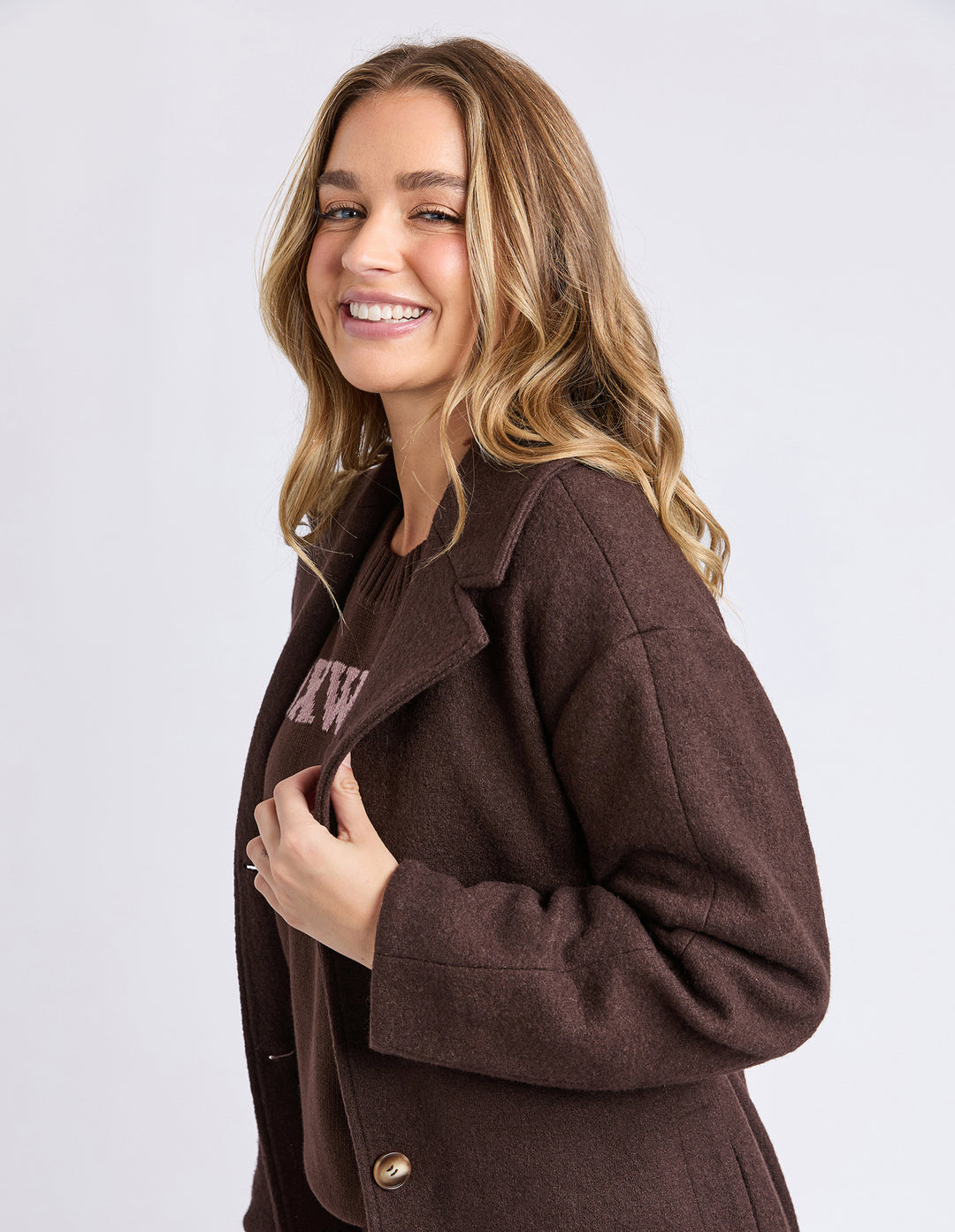 Foxwood | Whistler Coat - Coffee Bean
