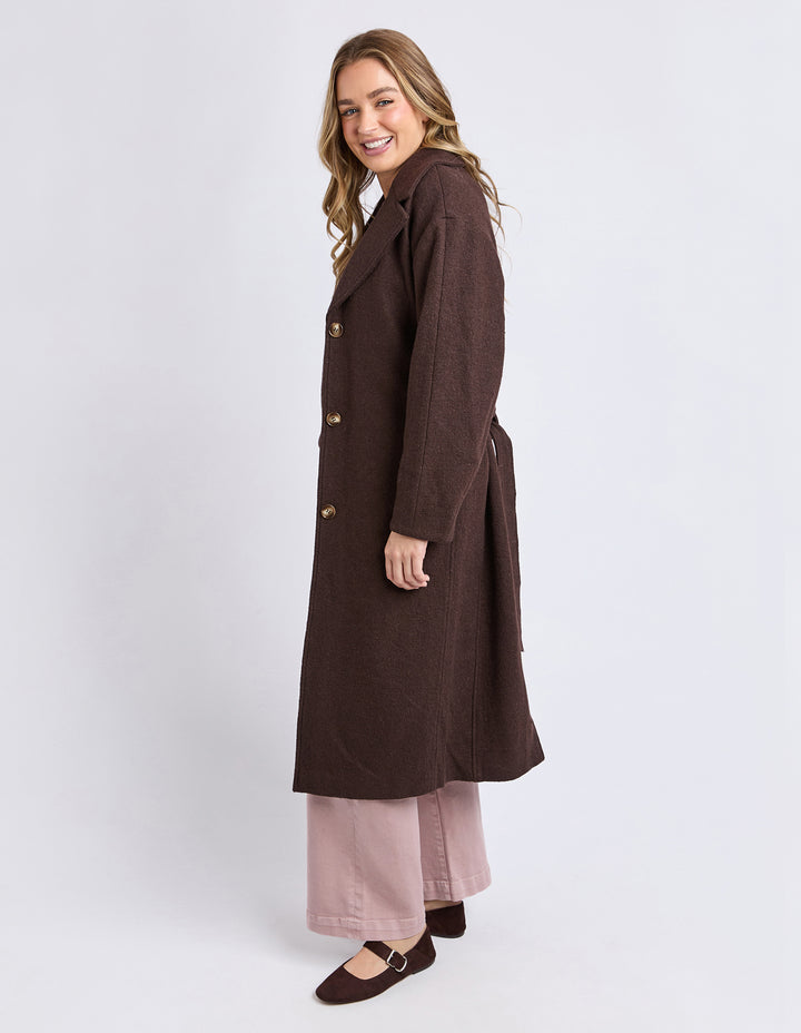 Foxwood | Whistler Coat - Coffee Bean