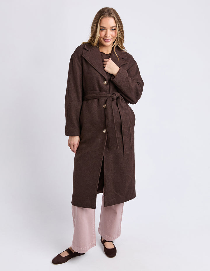 Foxwood | Whistler Coat - Coffee Bean