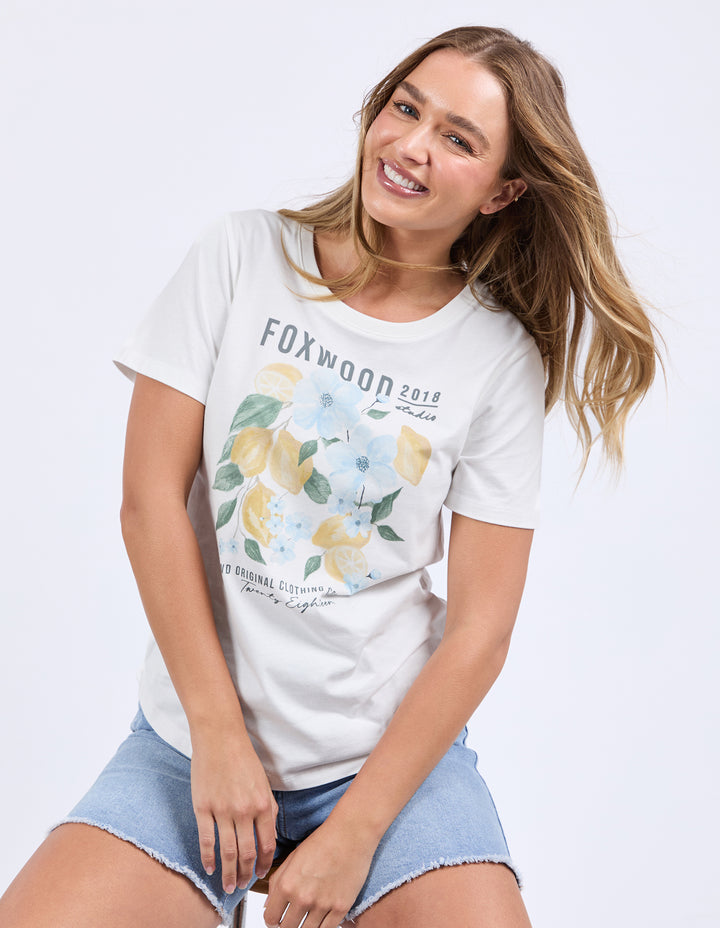 Foxwood | Limoncello Tee Vintage White